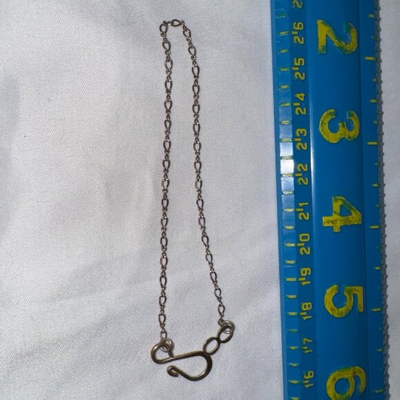 8" Long Sterling Silver Figure 8 Bracelet - Picture 1 of 12